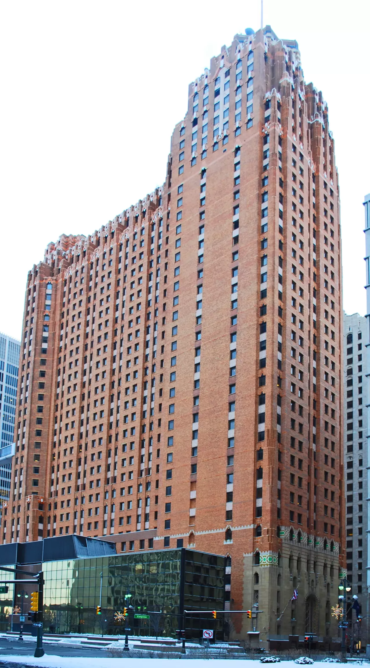 Wayne Building - Gotham The opulent art deco Guardian Building was cast as the Gotham headquarters of Batman&#146;s business empire. (Photo Credit: Andrew Jameson via Wikimedia Commons)