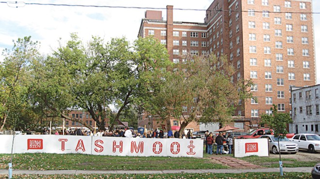 The Tashmoo Biergarten in Detroit's West Village.