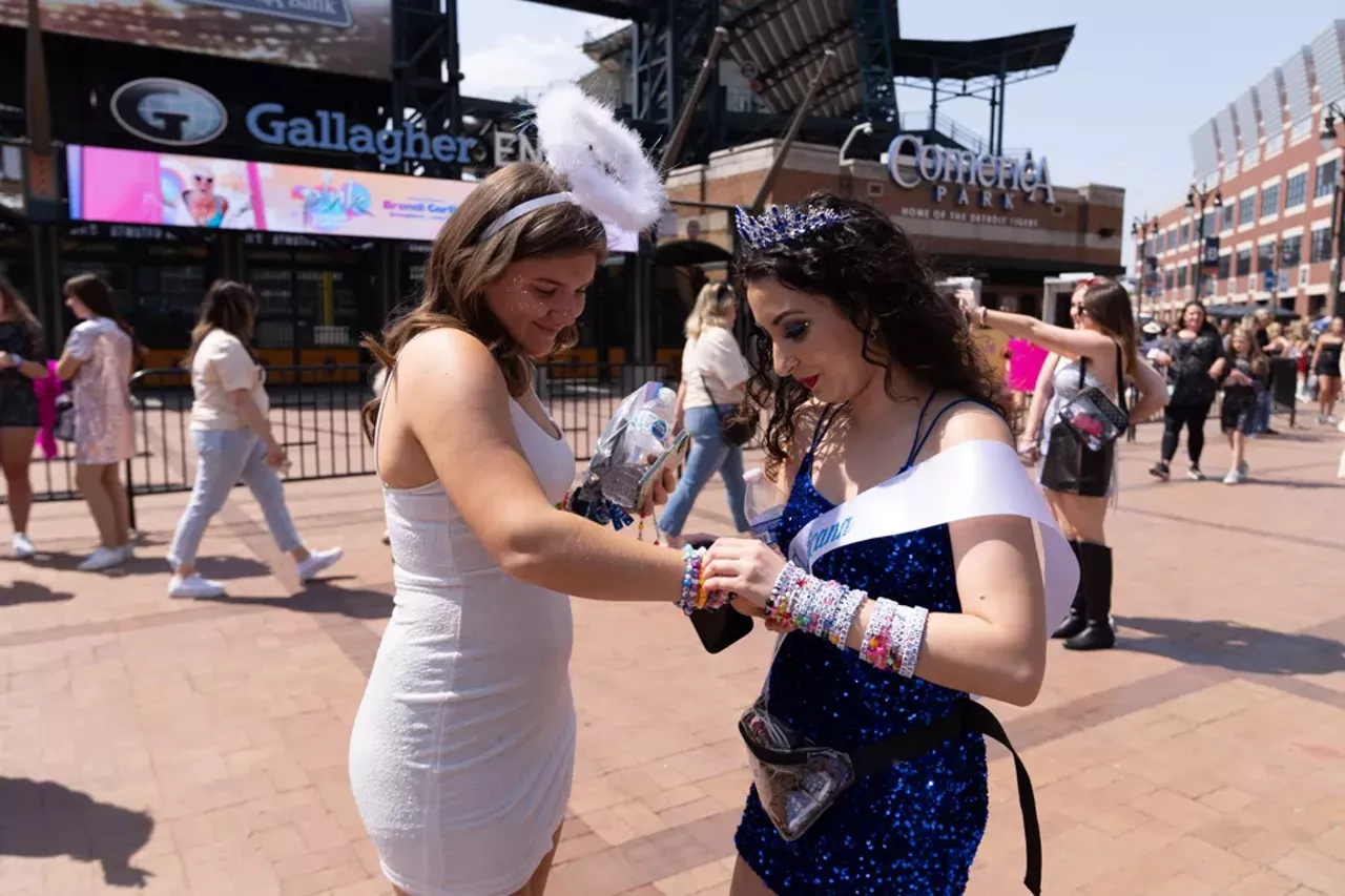 Image: Taylor Swift's Eras tour brings thousands of fans to Detroit — including Flavor Flav