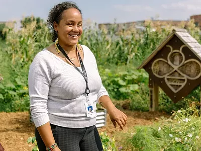 Director of Urban Agriculture of Detroit Tepfirah Rushdan.