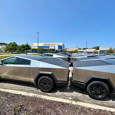Image: Tesla dumping ground piles up in former Marvin’s Marvelous Mechanical Museum parking lot
