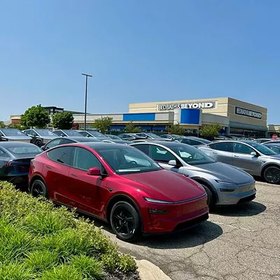Image: Tesla dumping ground piles up in former Marvin’s Marvelous Mechanical Museum parking lot
