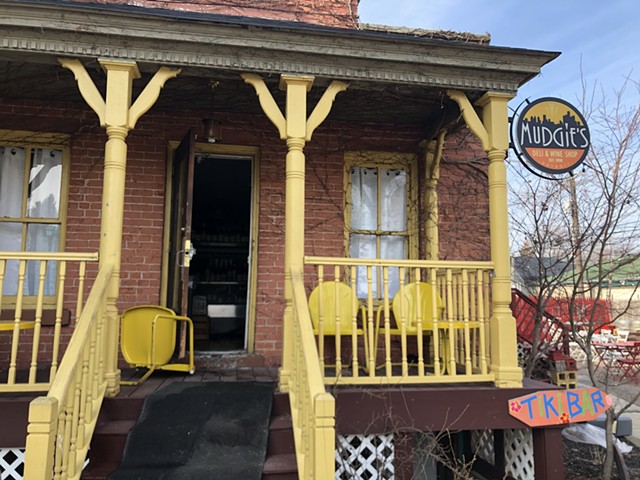 Mudgie's Deli is closed after being damaged in a fire on Thursday.