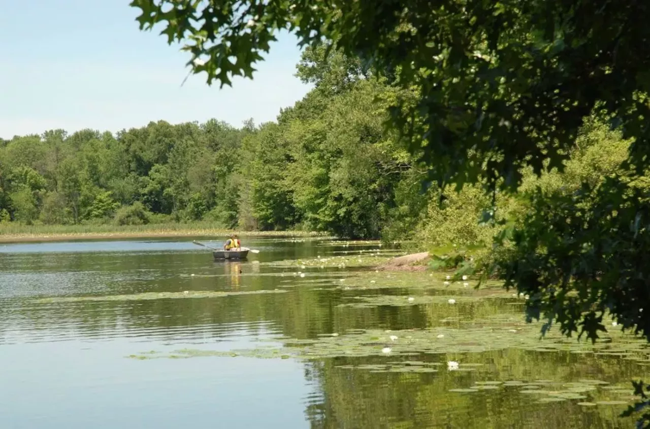 Addison Oaks County Park1480 W Romeo Rd., Leonard; 248-693-2432; oakgov.comOpen year-round (and only closed on Christmas Day), this multi-purpose park provides archery, boat, canoe, and kayak rentals, disc golf, picnic pavilions, playgrounds, hiking trails. and more. Photo via Addison Oaks County Park / Facebook 