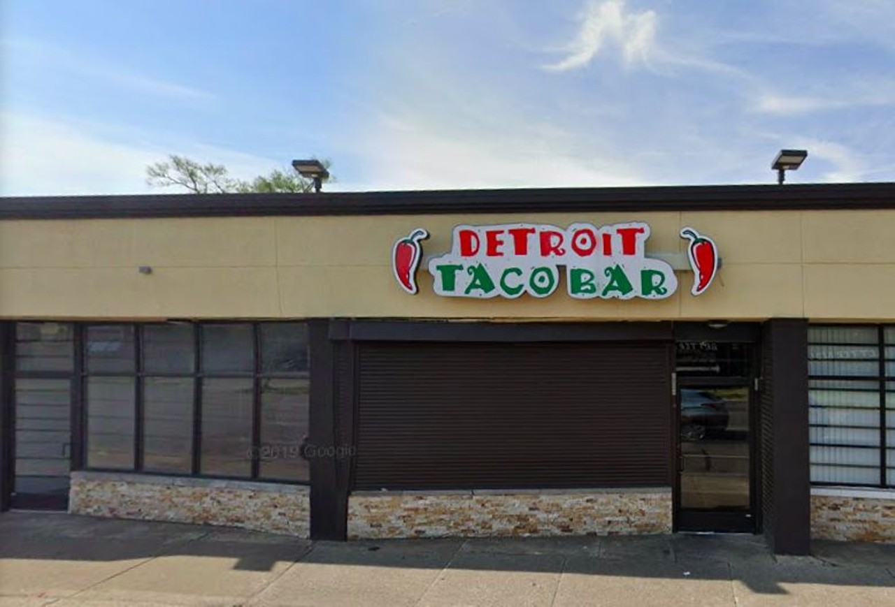 Detroit Taco Bar
16241 W. McNichols, Detroit; 313-808-7005 
This new carry-out Tex-Mex joint allows customers to fully customize every taco. Mayor Mike Duggan is a fan &#151; he visited during Detroit Taco Bar's grand opening in May.
Photo via Google Maps