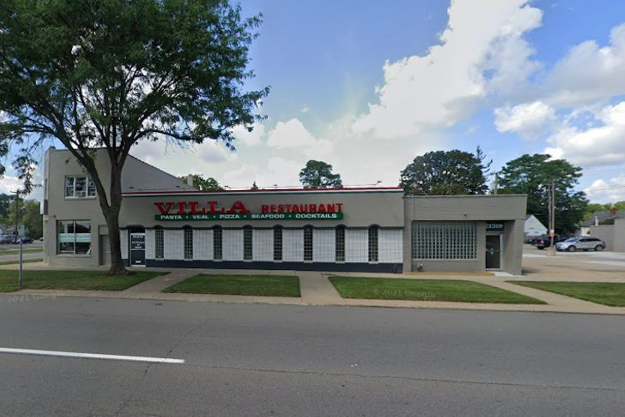 14. Villa Restaurant
21311 Gratiot Ave., Eastpointe; 586-778-1780
&#147;One of the best family owned Italian restaurants in Macomb County. Consistent quality and service is the hallmark of this restaurant. They've been in business since 1957.&#148; - Bill B.
Photo via Google Maps