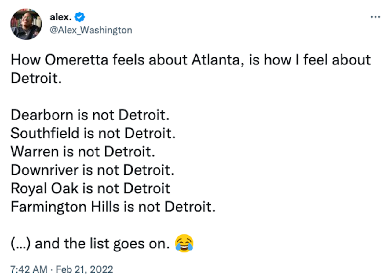 Thou shalt not say “I’m from Detroit” when you are from Novi. —Detroit425