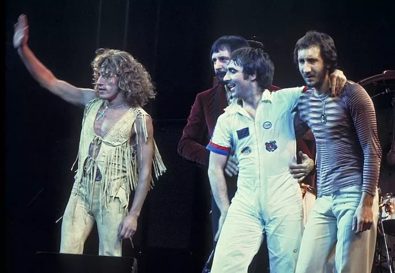 The Who at Pontiac Silverdome December 6, 1975 The Pontiac Silverdome became the largest stadium in the NFL when it opened in 1975. The Who were the first band to christen the new venue, packing in almost 76,000 fans and setting the record for the largest crowd at an indoor concert ever. Photo by Jim Summaria,Wikimedia Commons