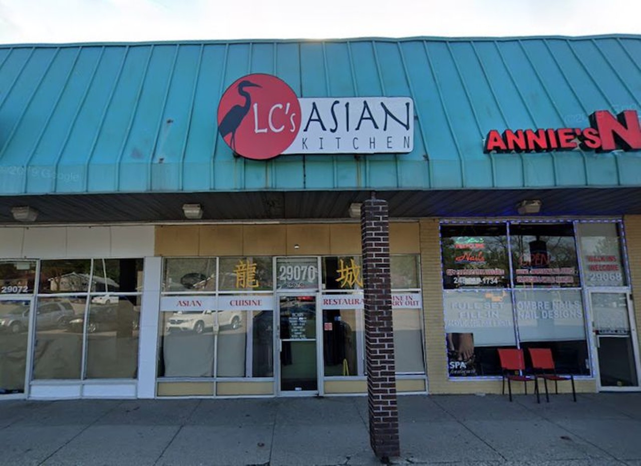 2. LC&#146;s Asian Kitchen
29070 N. Campbell Rd., Madison Heights; 248-584-2505; lcsasiankitchenmi.com 
&#147;Straight-up, good Chinese takeout! I had given up trying to find good Chinese until LC's. I read some reviews for dishes and we narrowed our choices down to sesame chicken, Orange beef, and the house special, fried rice! The sesame chicken is so flavorful and nestled in the crunch is actual chicken meat and not all batter. The orange beef has some of the best texture I've had as it's crunchy and tender and not chewy. If you can get down with some fried rice, do yourself a favor and get the house special. It's loaded with chicken, pork, and shrimp and could be a meal in itself. We decided against the combos and ordered three separate dishes and between two people, we will make this work for three meals each! I highly recommend if you love you some Chinese takeout! We loved our dishes but would be happy to explore some more in the future!&#148; &#151; Kim T. on Yelp
Photo via Google Maps