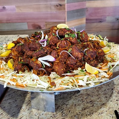 Paradise Biryani Pointe22001 Michigan Ave., Unit 130, Dearborn; 313-406-2806 | 24305 Halsted Rd., Farmington Hills; 248-385-3451 | paradisebiryanipointe.comThis chain Indian restaurant serves up consistent food across the country at 40 locations in 16 states. Michigan is lucky to be home to two of them.