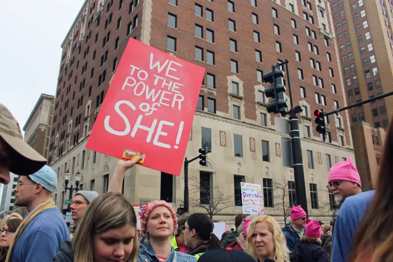 "We to the power of She" Photo by Julia Pickett