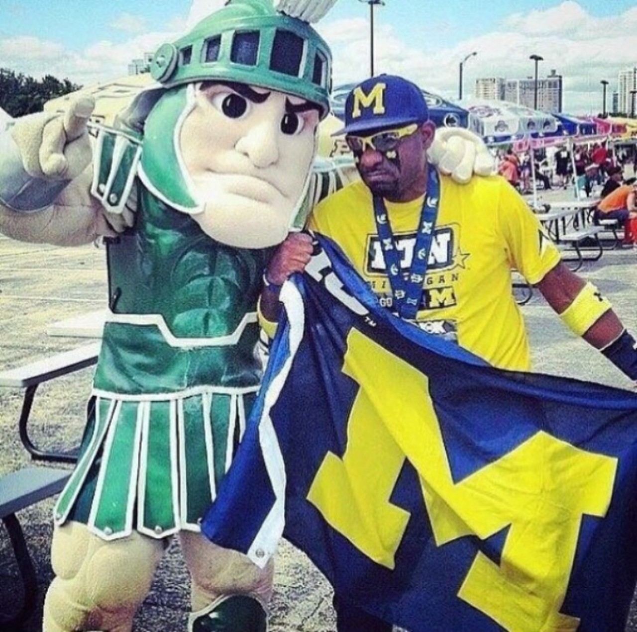 Weird, nobody here cares whether my alma mater is U of M or MSU?
Photo courtesy of @gblanc3