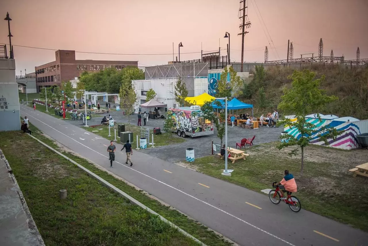 43. Greenspaces Some big cities lack nature, but Detroit is lucky. We’ve got the Dequindre Cut, which is just one public trail of the Joe Louis Greenway, an upcoming 27.5 miles of biking and walking trails throughout the city and connecting suburbs. These greenways also connect to the Detroit Riverfront, which just recently got connected to Belle Isle, where there’s all the greenspace you need.