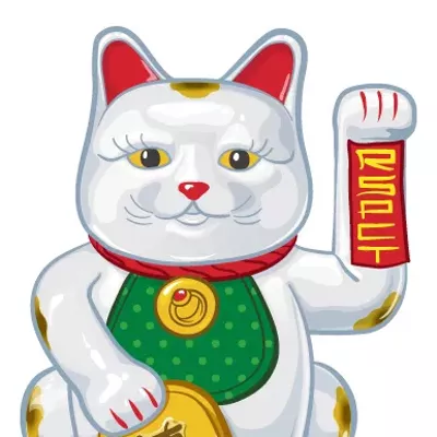 Maneki Neko - Respect by Mark Sarmelclick here to visit Mark Sarmel's studio 