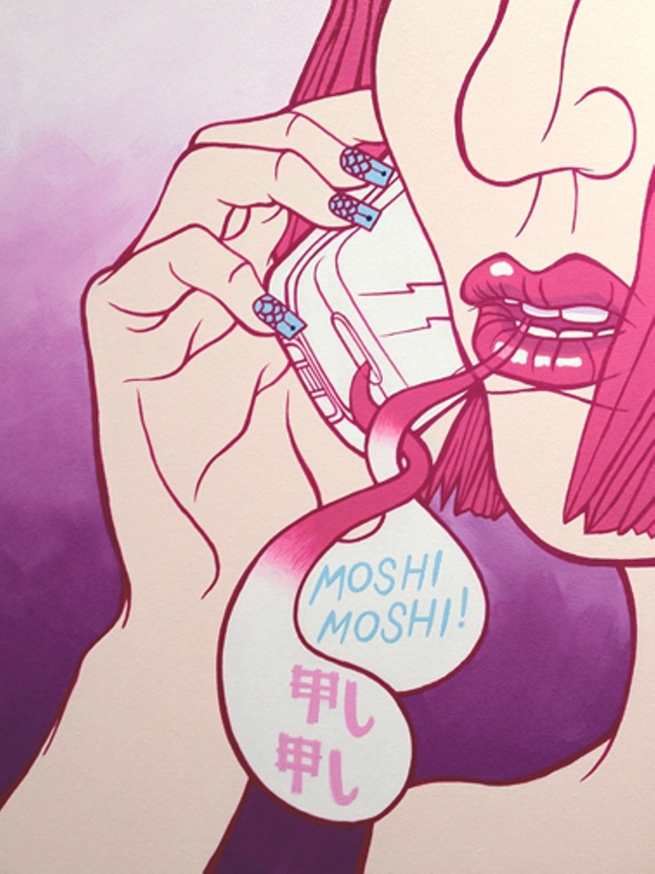 Moshi Moshi1 by Mark Sarmelclick here to visit Mark Sarmel's studio 