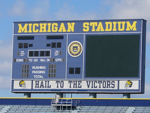 The Michigan Wolverines took home the victory.