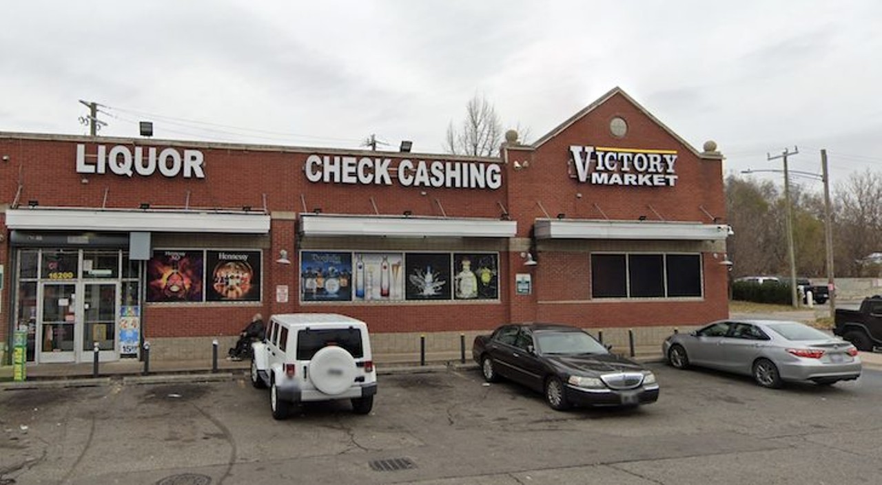 Victory Liquor & Food Store
16200 W. Warren Ave., Detroit; 313-581-7933
&#147;Found this gem on yelp. Ended up going here twice. Judge if you must. The fried fish was perfectly seasoned and fresh, mac n cheese was good. The greens and string beans were good. You get a can soda with your meal and they actually had Vernors ginger ale.
It's weird that this is inside of a liquor store. But it's a whole kitchen and hot bar set up, so once you get in, you realize it's a real food place. Just no where to eat. And they have pizza.&#148; - Dee D.
Photo via Google Maps