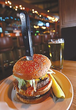The Big Beaver Burger. - MT photo: Rob Widdis
