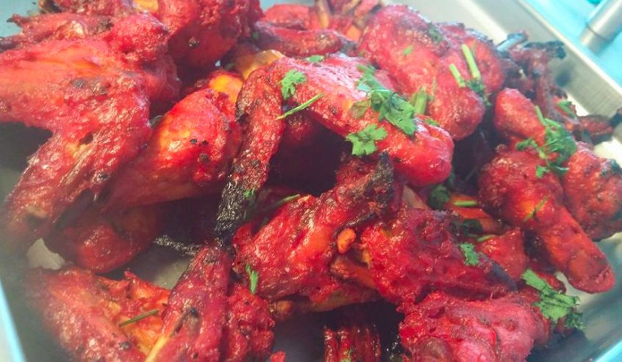 The Bangladeshi tandoori chicken wings are stained bright red from the mix of masala, cayenne, and other spices, and the meat falls from the bone after an extended stay in the clay oven.
Photo via ZamZam Restaurant Facebook page