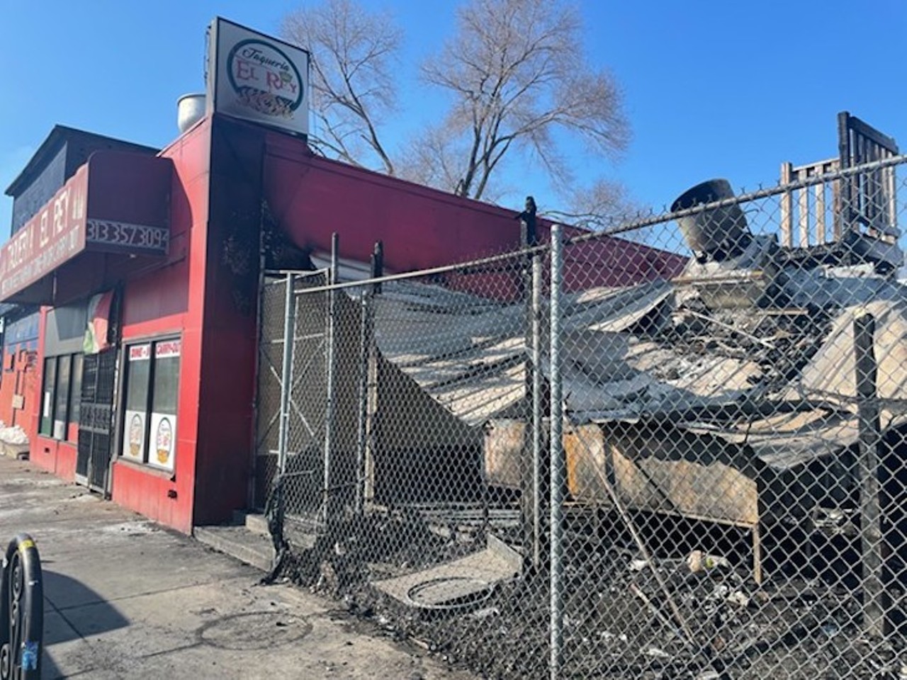Taqueria El Rey
4730 W. Vernor Hwy, Detroit
A fire destroyed one of Detroit's favorite taco spots, Taqueria El Rey. The restaurant launched a crowdsourcing campaign in January to help support employees through the devastsation.