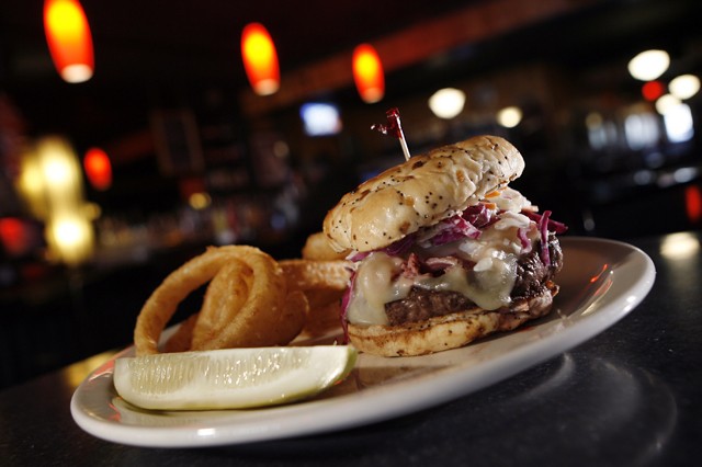 The Dinty Moore burger from Northern Lights Lounge in Detroit.