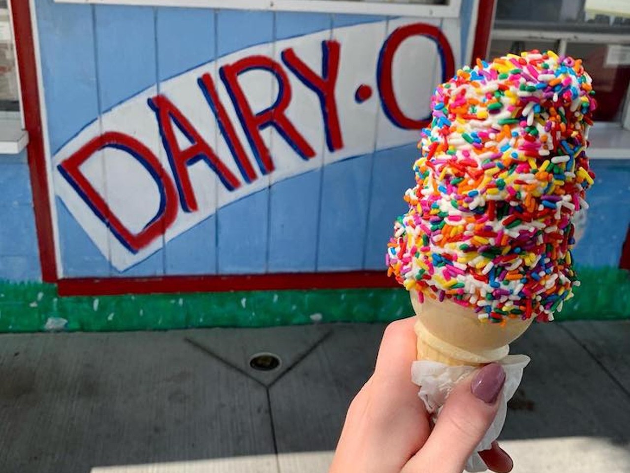 Dairy-O
208 S. Main St., Clawson; 248-916-7700 
Dairy-O is the  ice cream shop of your childhood dreams. Serving up cones, sundaes, floats, coolers, flurries, glaciers, slushies, and smoothies, all of which can be topped and drizzled upon.