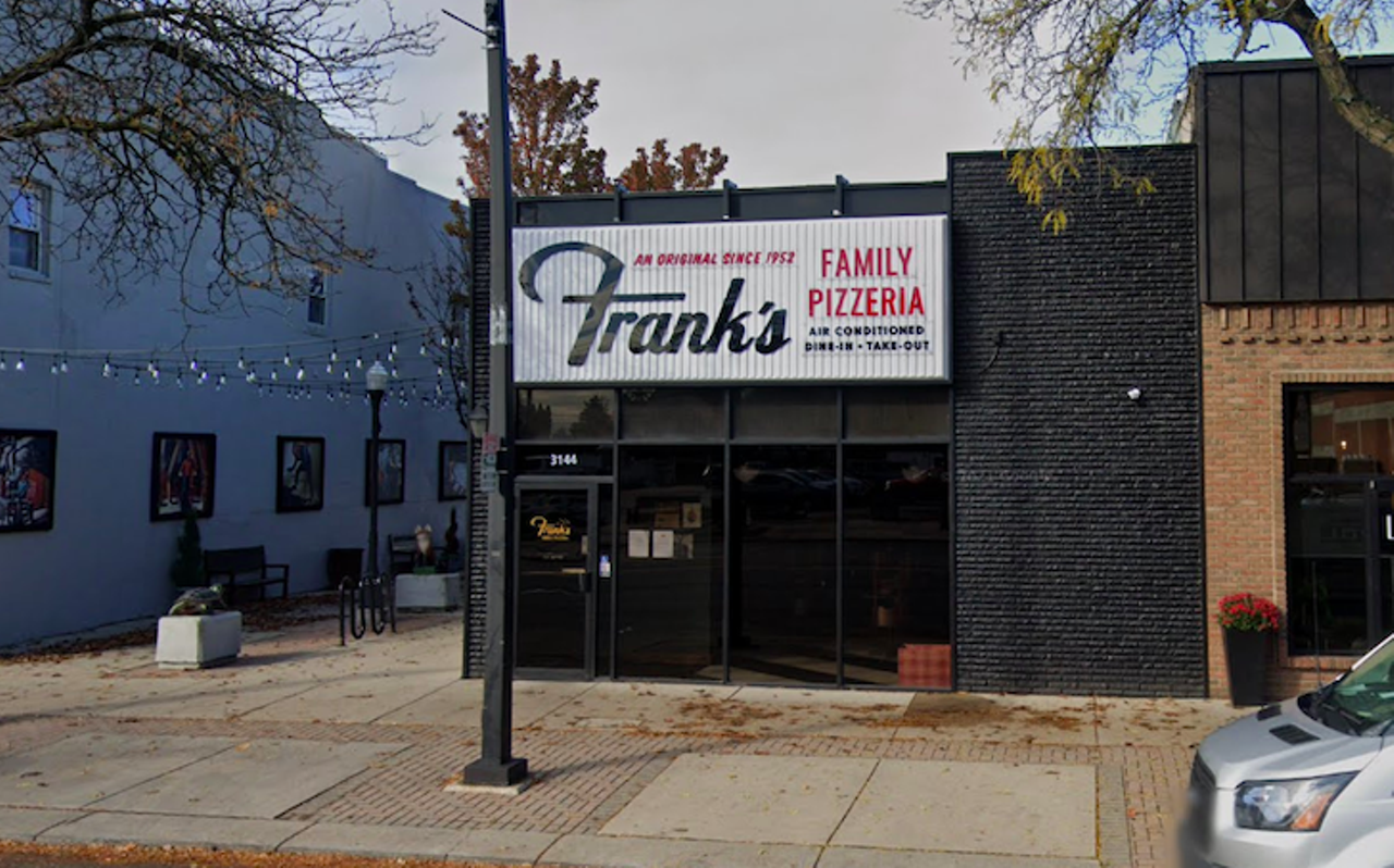 Frank’s Pizzeria
3144 Biddle Ave., Wyandotte; 734-282-0512; frankspizza1952.com
Frank's Restaurant has been a family restaurant for three generations and the downtown Wyandotte spot is still going strong today.