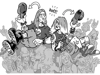 Image: The etiquette of the mosh pit, explained