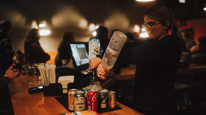 A bartender at the Fillmore Detroit.