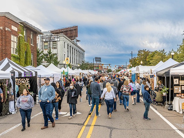 The Funky Ferndale Art Fair and DIY Street Fair bring art vendors, live music, food, and more to downtown Ferndale.