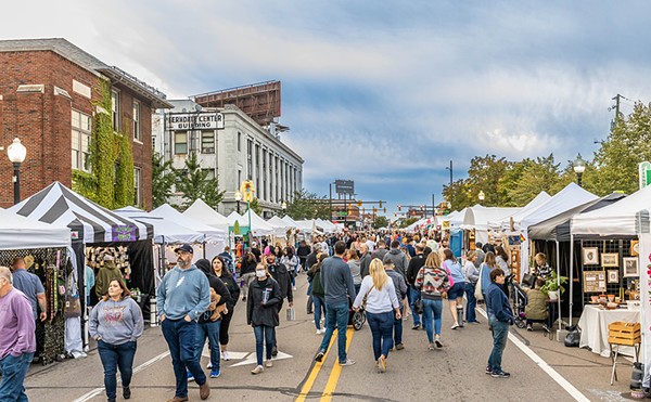 The Funky Ferndale Art Fair and DIY Street Fair bring art vendors, live music, food, and more to downtown Ferndale.
