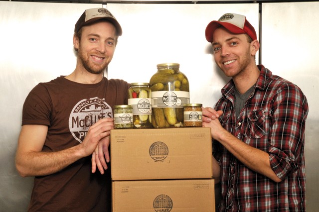 The McClure brothers are part of a batch of local pickle producers