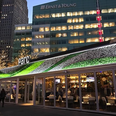 Parc800 Woodward Ave., Detroit; 313-922-7272; parcdetroit.comRight in the heart of Campus Martius, Parc offers top-notch food and drinks, as well as ample opportunities for people-watching.