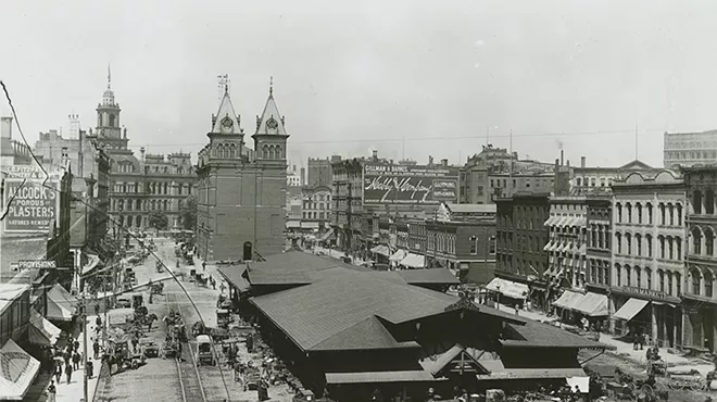 First opened in 1861, the Detroit Central Market has been relocated to the Henry Ford Museum’s Greenfield Village.