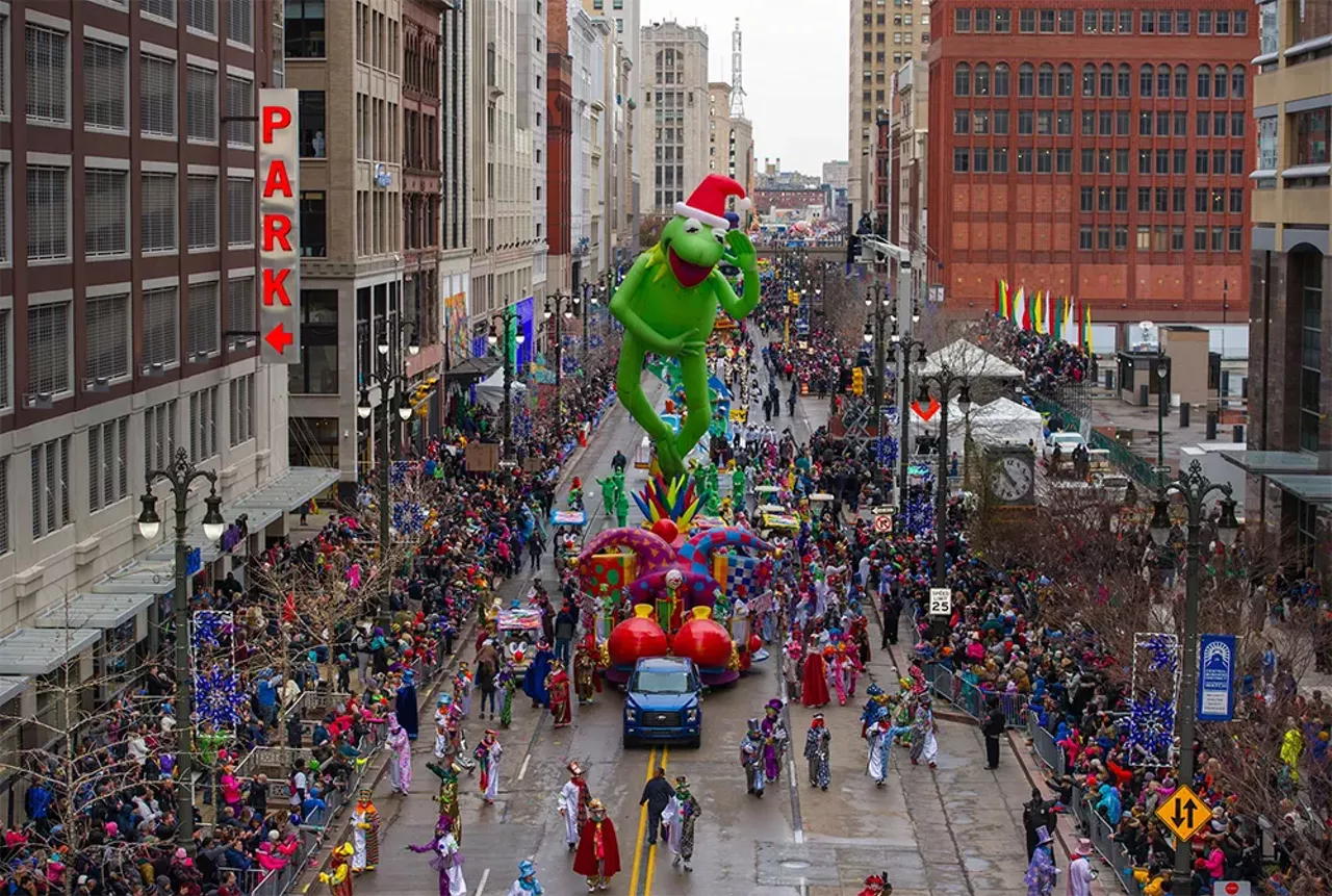 Oldest parade: America&#146;s Thanksgiving Day Parade (1924) Founded in 1924 by the former J. L. Hudson Company, this annual tradition shares the title for the nation&#146;s oldest Thanksgiving Day parade, alongside New York City&#146;s Macy&#146;s Thanksgiving Day Parade. It was suspended in the 1940s due to shortages caused by World War II. Photo courtesy of george communications + design