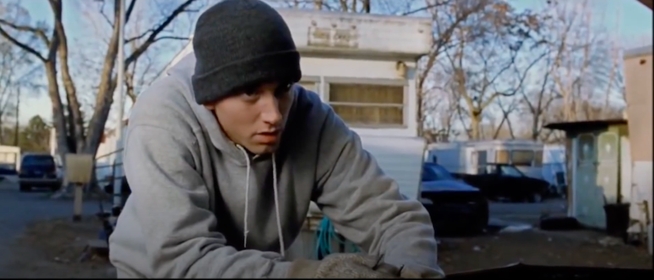 In the film: 8 Mile Mobile Court
20785 Schultes Ave., Warren
The trailer park Rabbit’s mom lived in was probably the most important location outside of the Shelter in this movie. It’s where Rabbit got into a heated argument with his mom’s boyfriend Greg, and where he was jumped by rival rap group Free World.