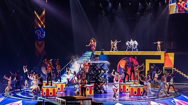 The cast of The Ringling Bros. and Barnum & Bailey’s “The Greatest Show On Earth.”