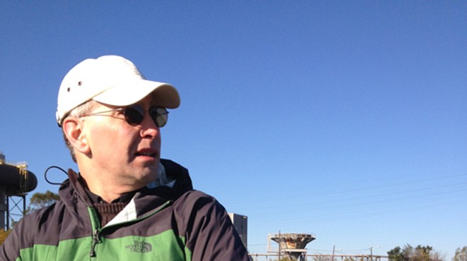 The Sierra Club's Brad van Guilder show us problems near DTE's River Rouge Power Plant