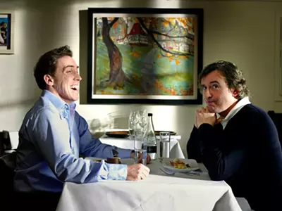 Brydon (left) and Coogan: a couple of blokes one-upping one another.