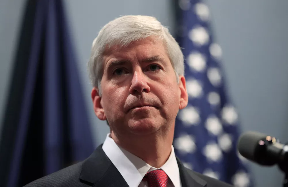 Former Michigan Governor Rick Snyder faces charges of willful neglect in the Flint water crisis.