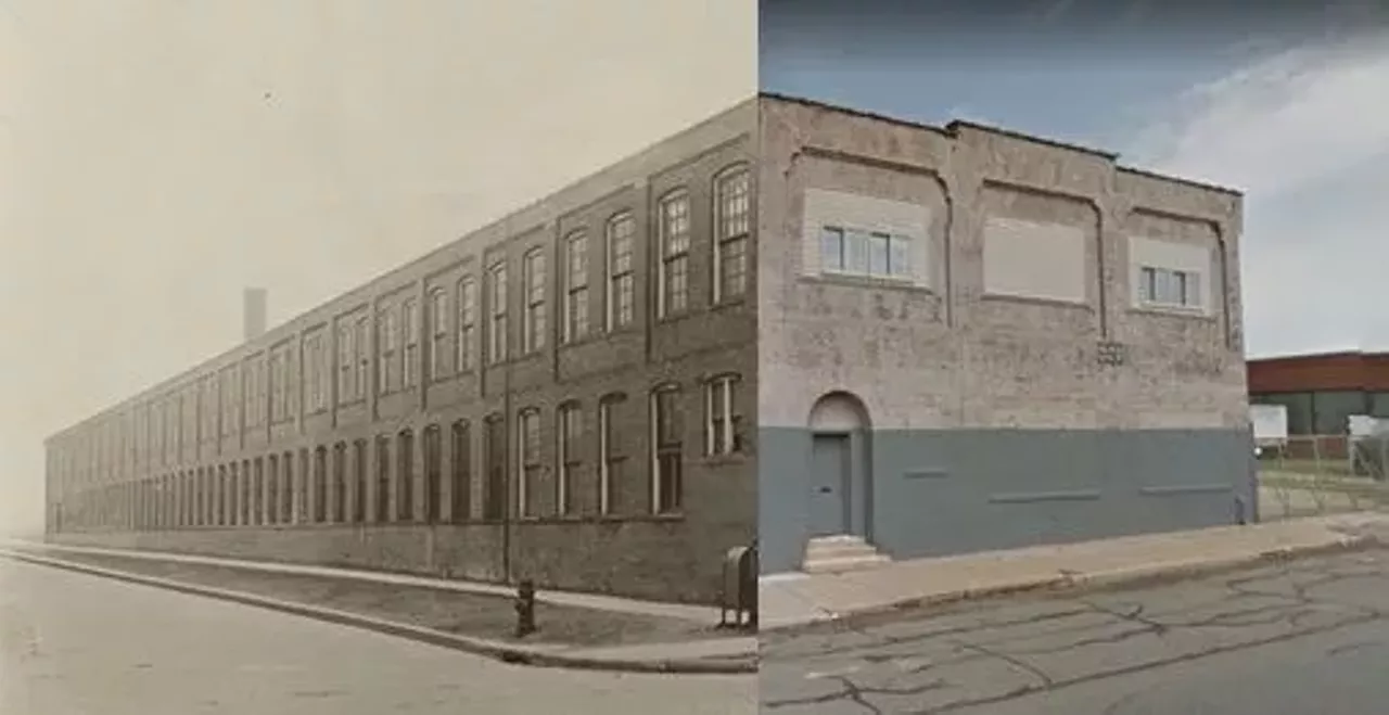 Aerocar Company Factory 1910s and 2018 In the early years of the auto industry, hundreds of manufacturers came and went, as entrepreneurs established small factories and tried to gain a foothold in the crowded market. Most of the names, like Brush, Krit, and Miller, lasted only a few years before closing shop or merging with other companies. Aerocar was one of them, producing cars at this factory on Mack and Beaufait from 1906 to 1908. The building was then sold to the Hudson Motor Car Company, which used it from 1909 until moving to a much larger plant in 1912. Today, it sits abandoned. Photo via http://detroiturbex.com Photo via www.google.com/maps 