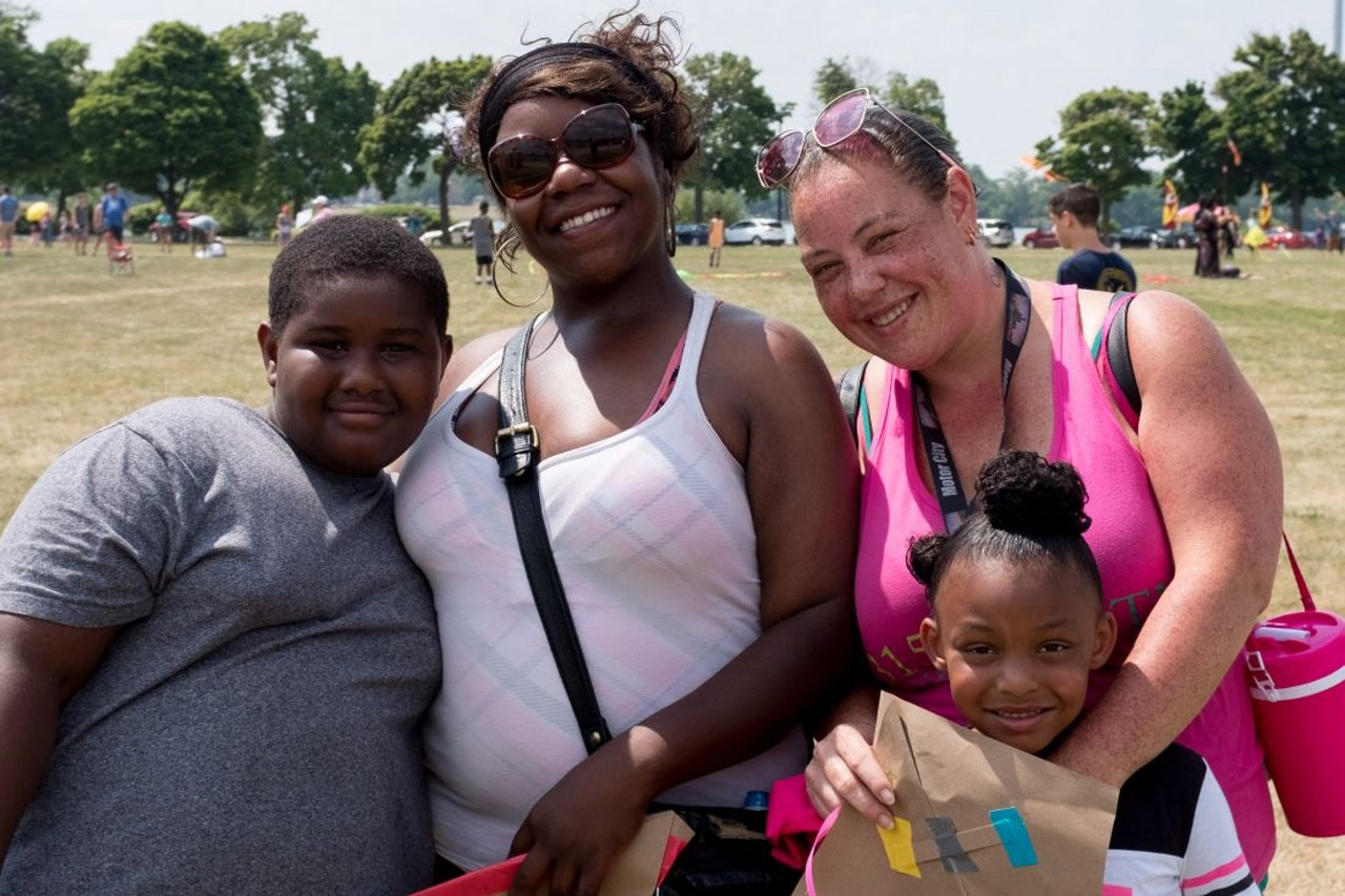 There were smiles for miles at the second annual Detroit Kite Festival