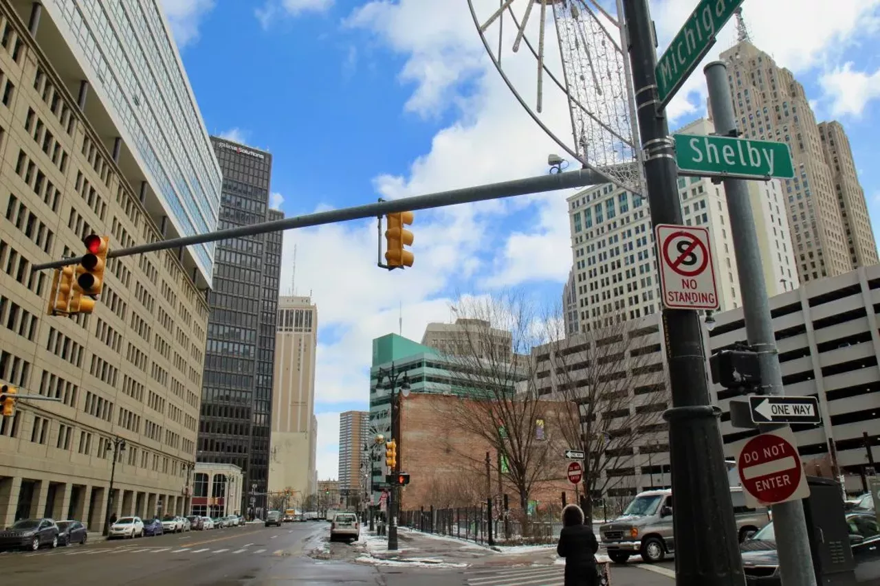 Now &#150; 2019 1098 Shelby St.; Detroit The Downtown Development Authority purchased the building from a landlord in 2004. Despite pressure from preservationists, Detroit City Council voted against historic designation in 2009 and the building was demolished weeks later. Photo by Will Feuer