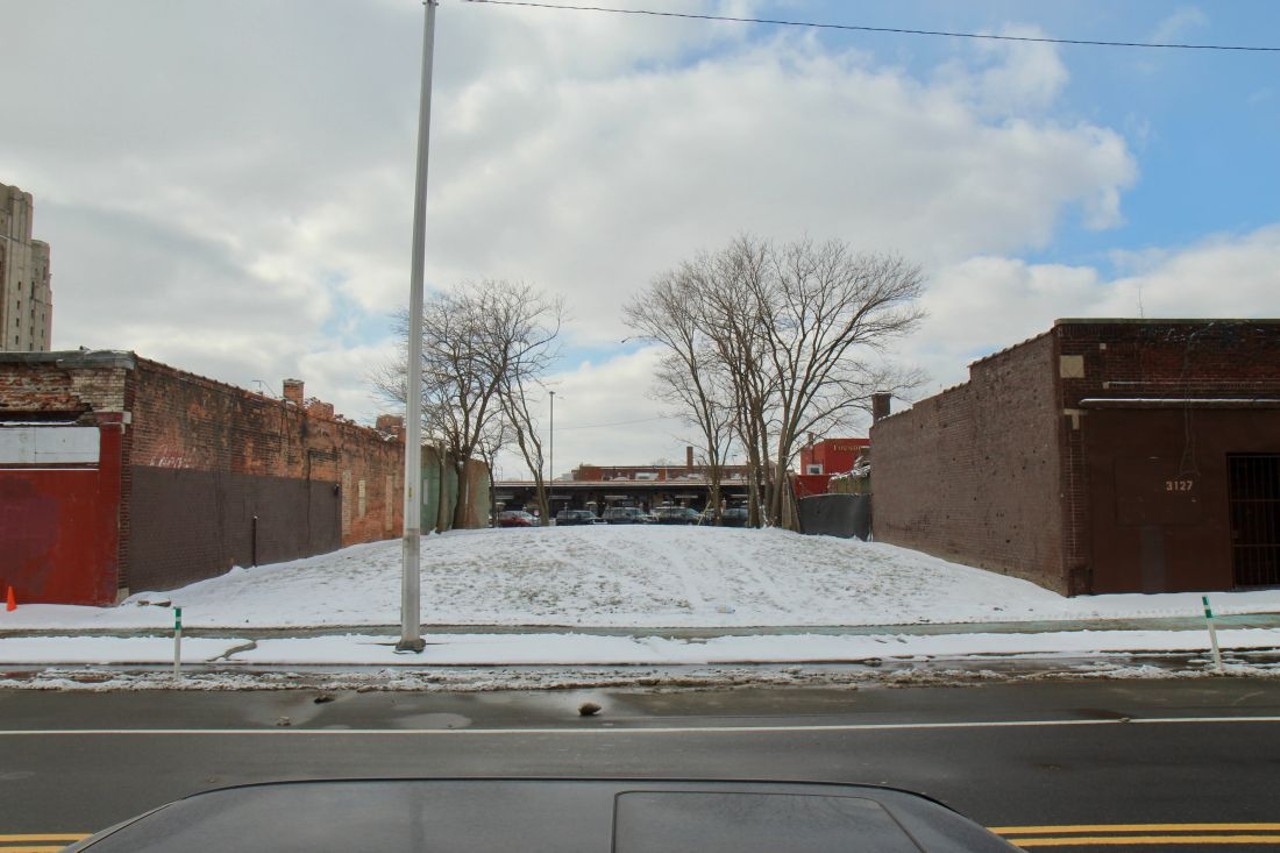 Now &#150; 2019
3141 Cass Ave.; Detroit
The buildings were demolished in 2016. The empty lots and the adjacent Gold Dollar were recently purchased by an entity named Urban Horticulture, LLC as part of a $2.2 million deal. &#147;[The] entity then transferred the properties for $1 to another entity called Cass Revival LLC, which used the Ilitch family-owned Fox Theatre as its address.&#148;
Photo by Will Feuer