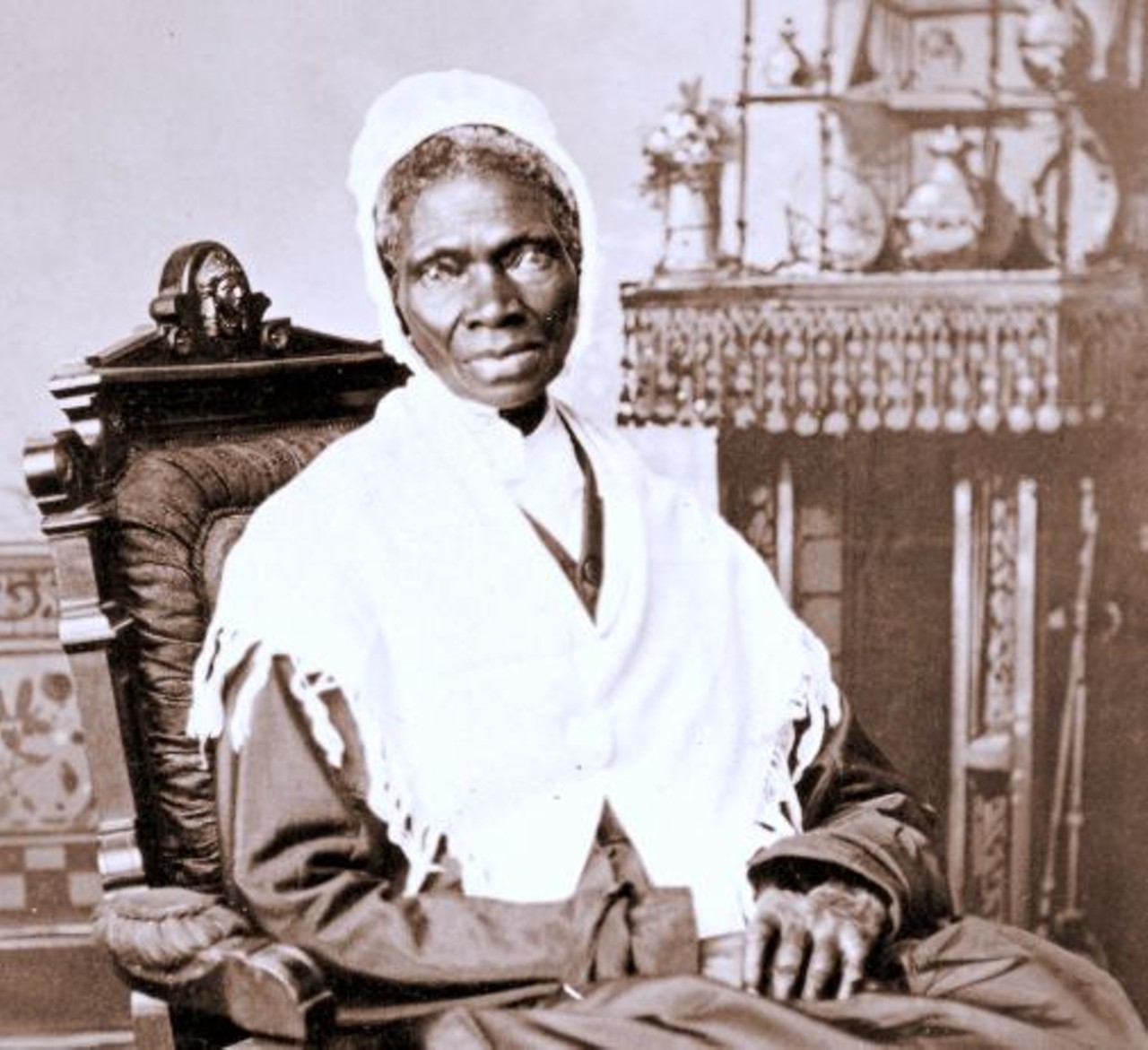 Sojourner Truth
Born into slavery as Isabella Baumfree, Sojourner Truth escaped to freedom and became a prominent abolitionist and women's rights activist. She spent a significant portion of her life in Michigan, where she worked tirelessly for the abolition of slavery and equal rights for all.