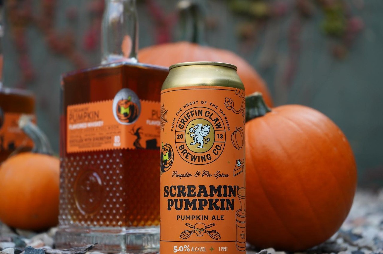 Griffin Claw Brewing Co.
575 S. Eton St., Birmingham; 248-712-4050; griffinclawbrewingcompany.com
Screamin’ Pumpkin: This beer is like a pumpkin pie in a can, brewed with nutmeg, allspice, clove, cinnamon, and fresh ginger. 