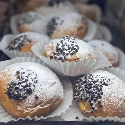  Tony Cannoli Sweets & Eats 16125 West Rd., Woodhaven; 734-672-6018; tonycannolisweetsandeats.com This Italian bakery fuses an Italian classic with a Polish delight for Paczki Day with Tony Connoli's cannoli paczki, which are dusted with powdered sugar. Ah, the best of both worlds.