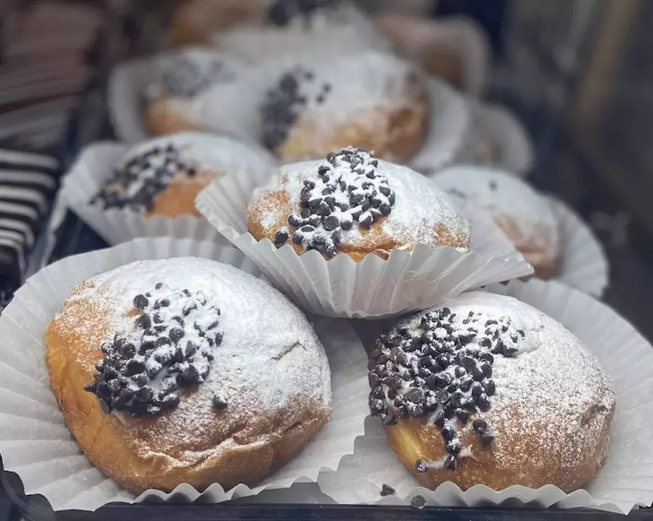  Tony Cannoli Sweets & Eats 16125 West Rd., Woodhaven; 734-672-6018; tonycannolisweetsandeats.com This Italian bakery fuses an Italian classic with a Polish delight for Paczki Day with Tony Connoli's cannoli paczki, which are dusted with powdered sugar. Ah, the best of both worlds.