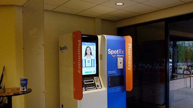 Retail pharmacy company SpotRx has opened several self-serve kiosks and one hub pharmacy location.