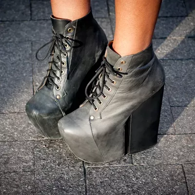 These shoes had a wonderful sexy, fetish feel which made them stand out from the typical heels.